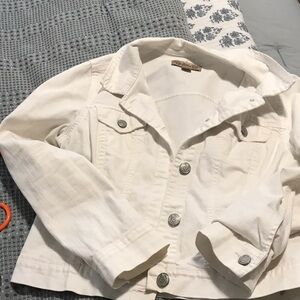 Vintage America White Jean Jacket
